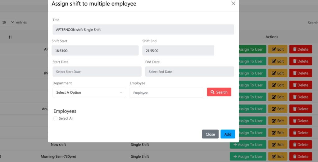 Digital Shift Scheduling Software | Mom-Digital