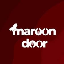Maroon door